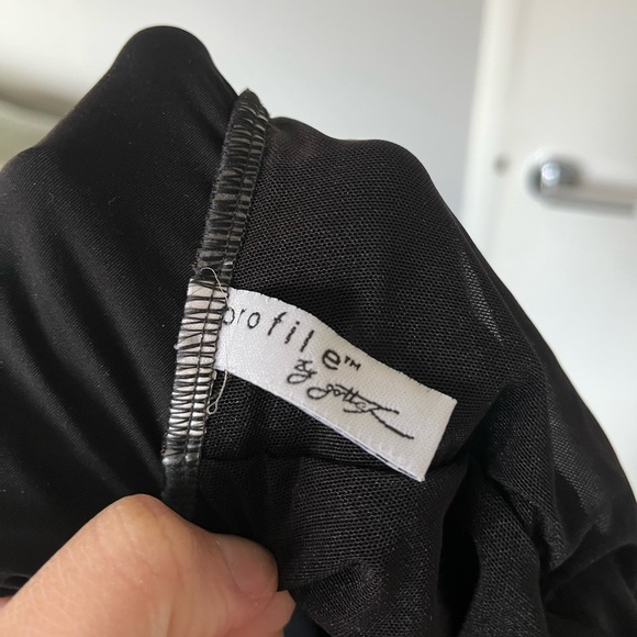 PROFILE BY GOTTEX MOTO LACE UP V-NECK SHIRRED UNDERWIRE ONE PIECE SWIMSUIT - Picture 10 of 11